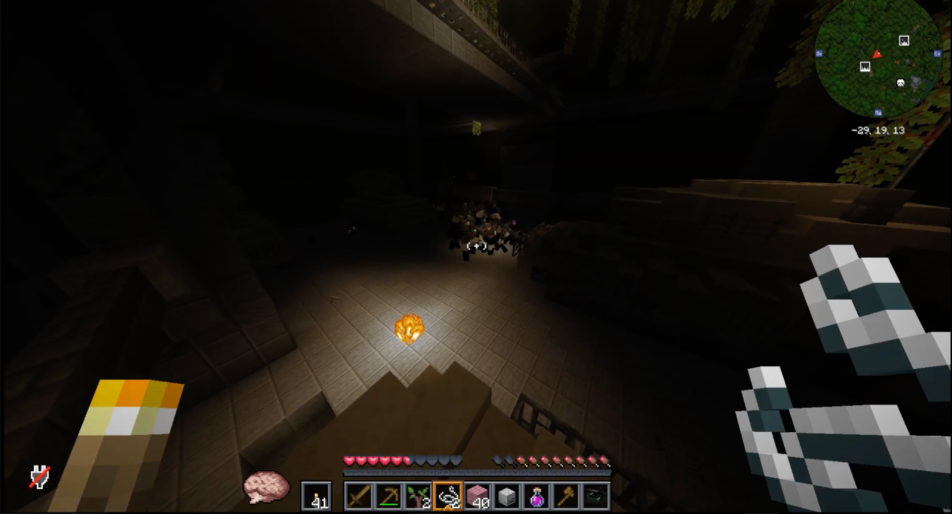 Friend group fighting a massive zombie horde in Biohazard: Project Genesis