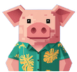 Piggo pig mascot